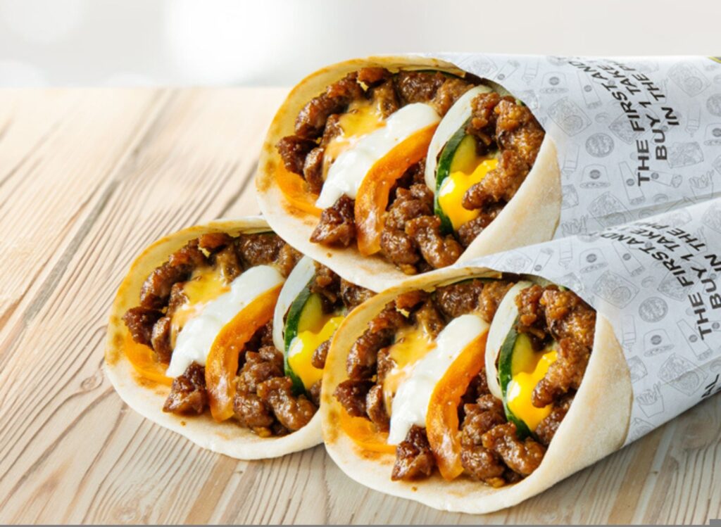 Large Beef Shawarma Wrap (Buy 3)