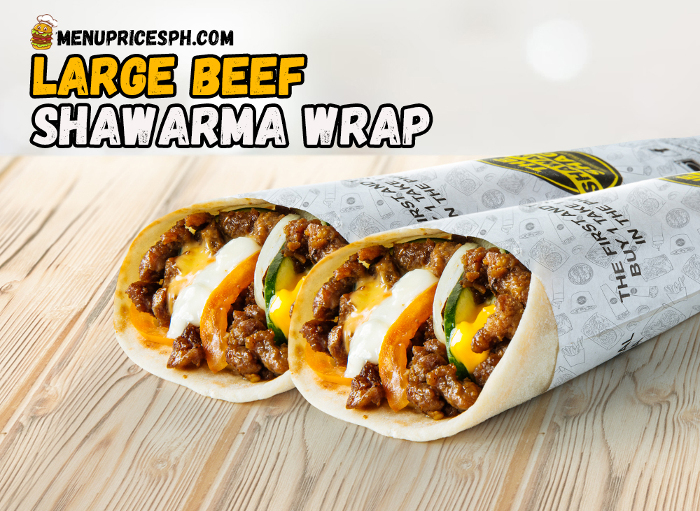 Shawarma Shack Beef Wrap shawarma