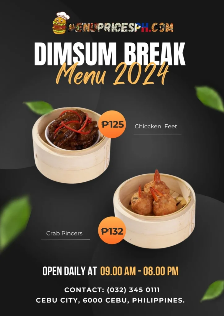 Dimsum Break Menu 2024