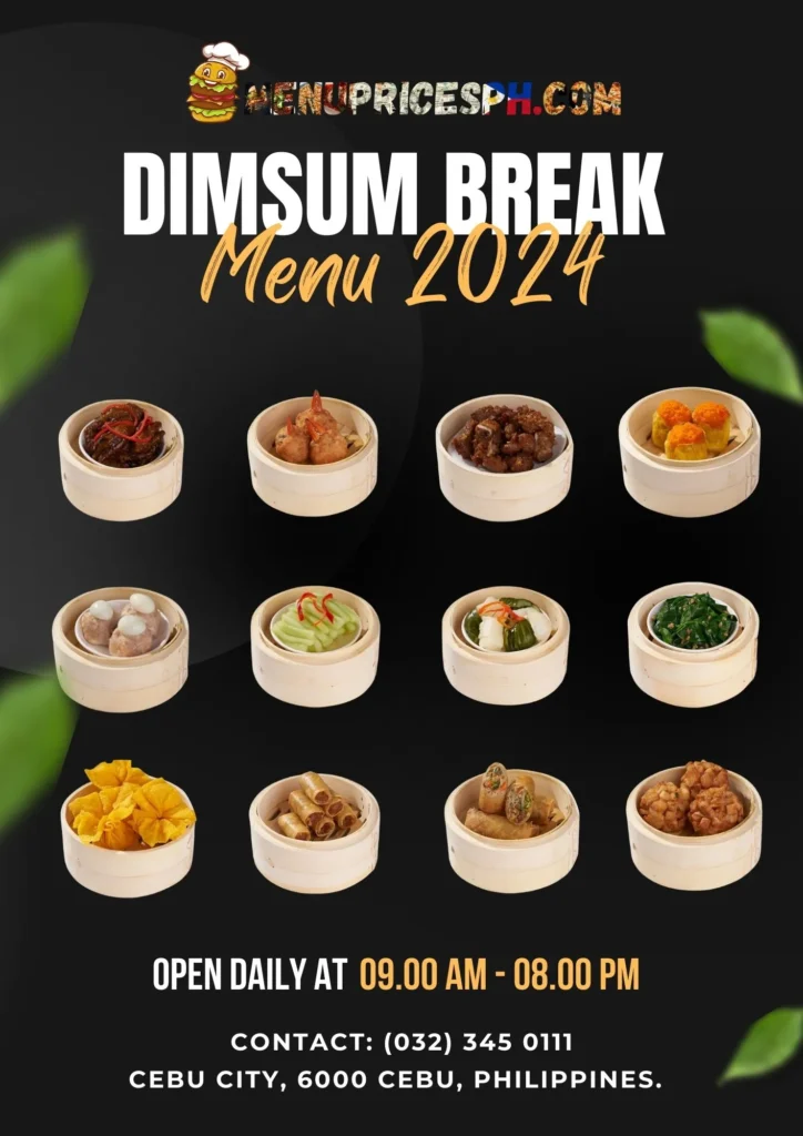 Dimsum Break Menu 2024