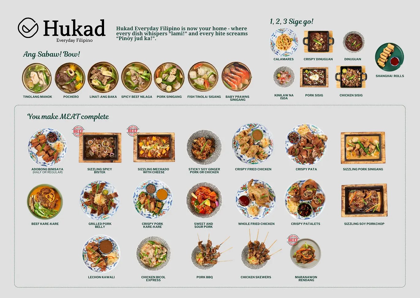 Hukad Menu