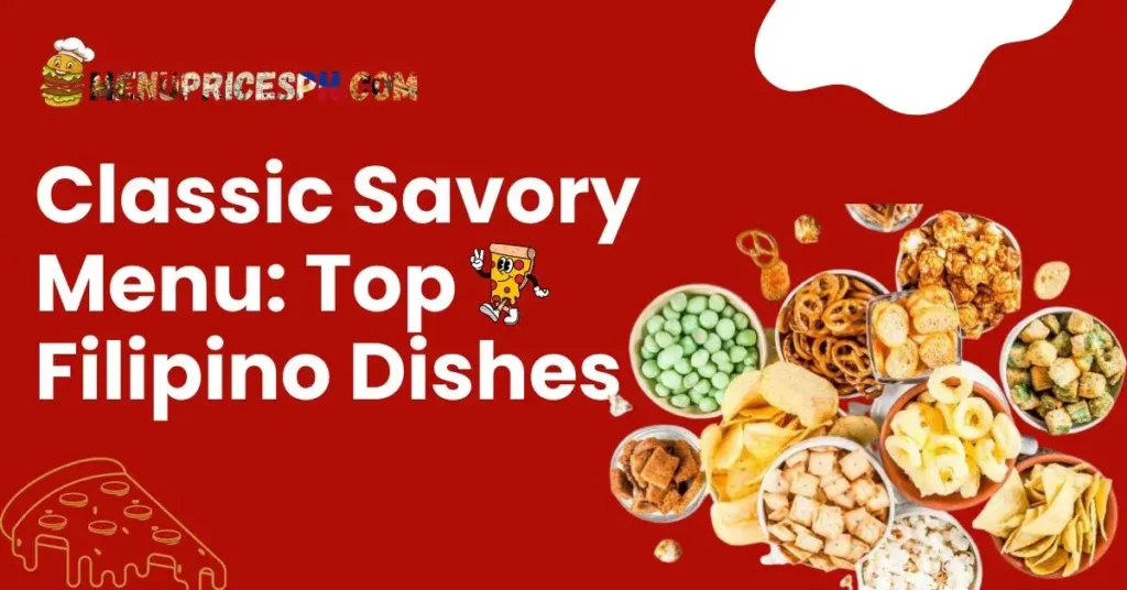 Classic Savory Menu